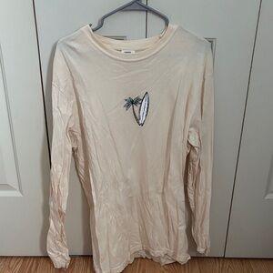 Comfort Colors Cream Long Sleeve Shirt
